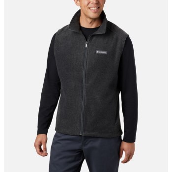 Pánské Vesty Columbia Steens Mountain Fleece Šedé CVSMPL097